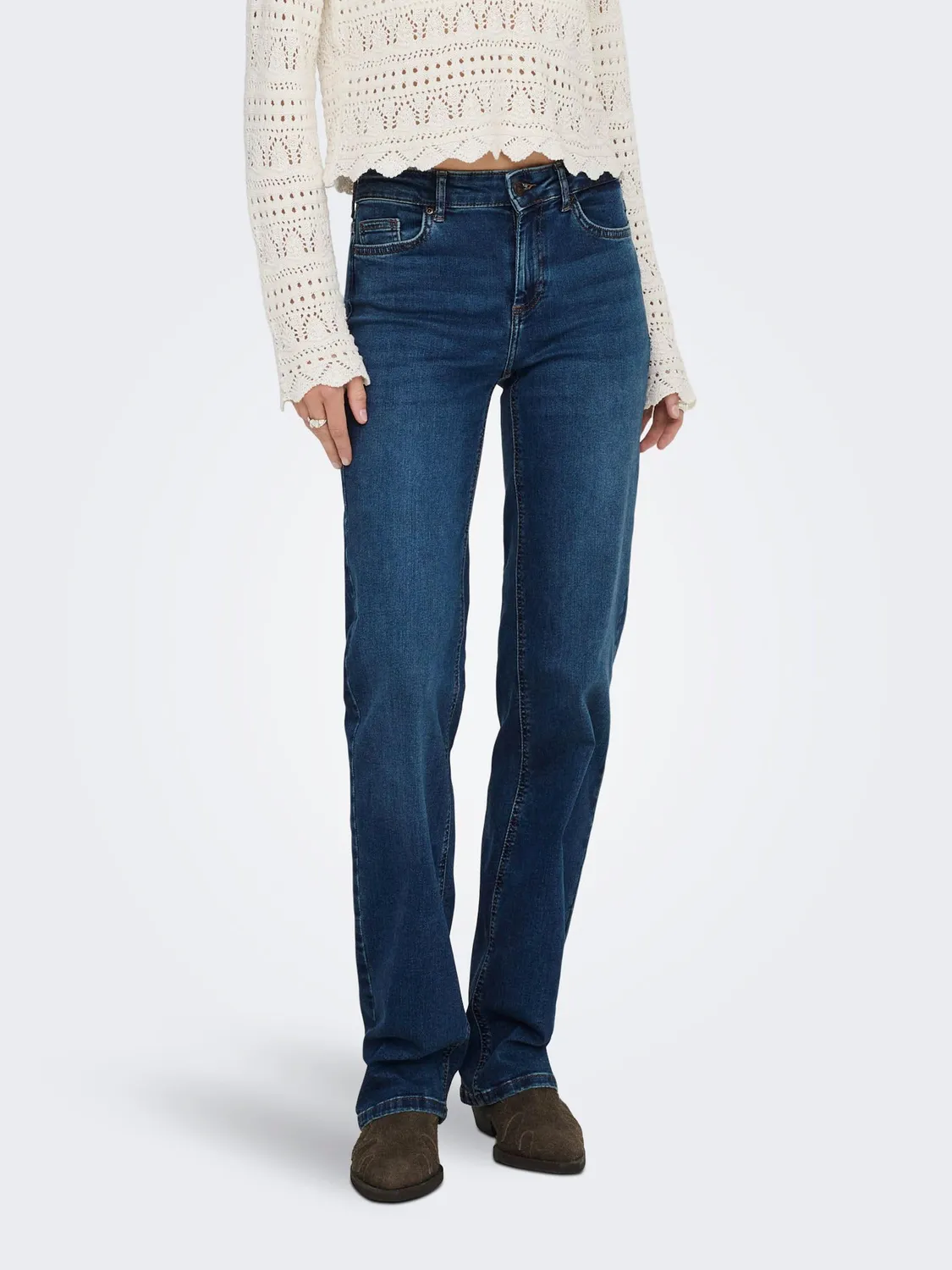 ONLY Straight Fit Jeans Donna S/30L Vita Media