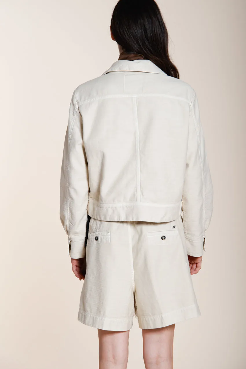 Mason's San Diego giubbotto donna latte cotone