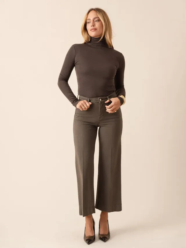 Oraije Windy jeans wide kaki