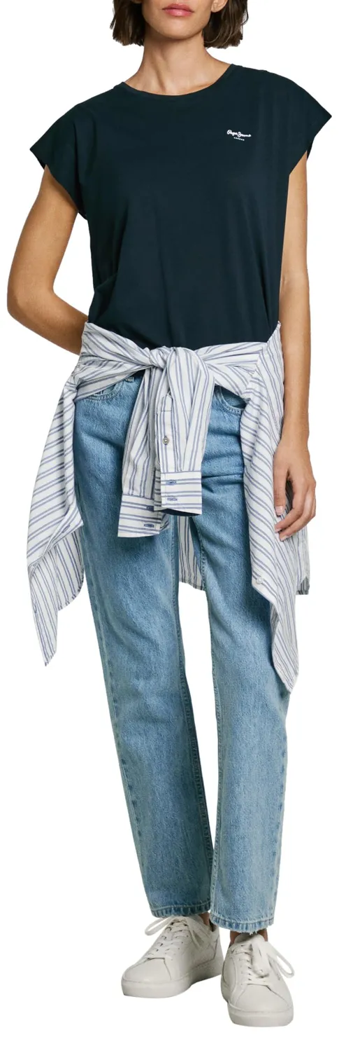 Pepe Jeans Blooma t-shirt donna slim girocollo