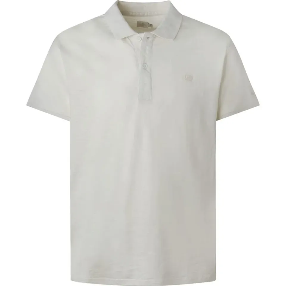 Pepe Jeans Fenton polo uomo manica corta ricamo bandiera