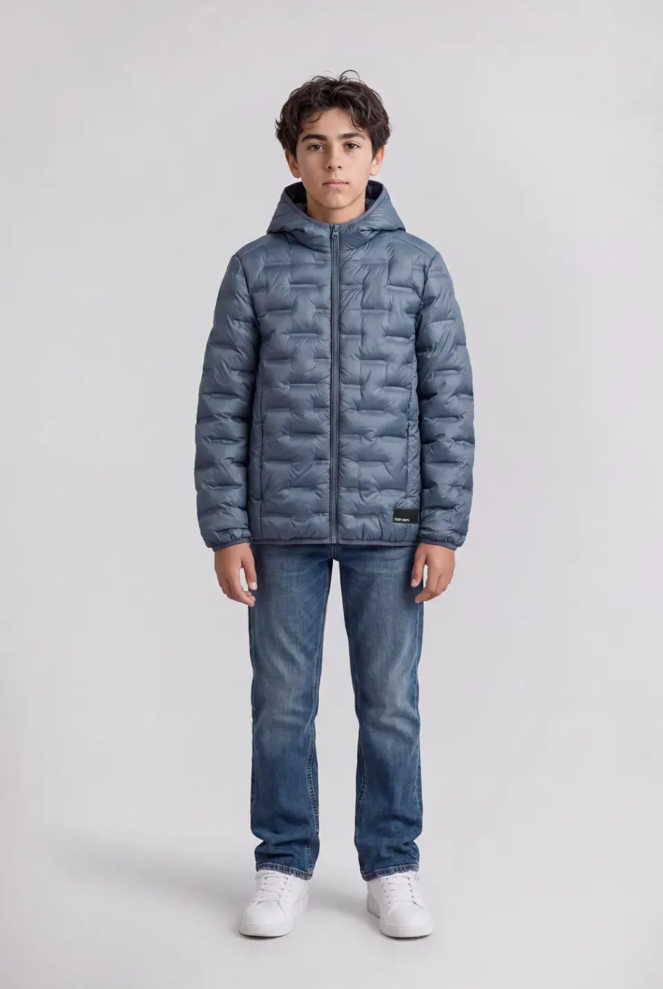 Teddy Smith Blighter 2 JR Gris Meteore piumino ragazzo