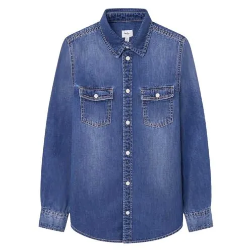 Pepe Jeans Portez Jr camicia jeans bimbo 10 anni