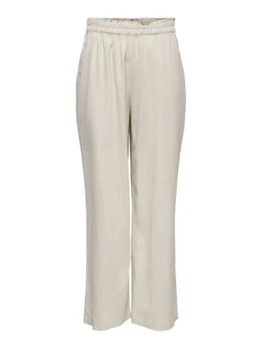 ONLY Onltokyo Straight pantaloni wide leg moonbeam