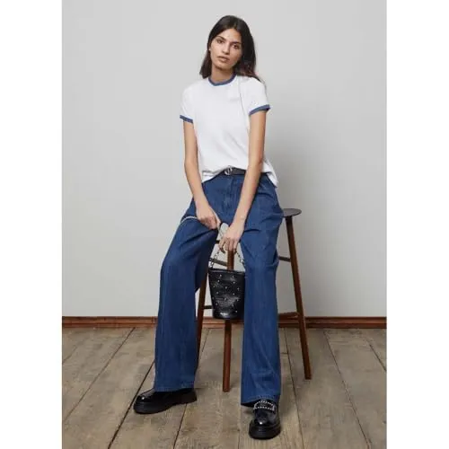 Pepe Jeans Elise t-shirt donna M bicolore collo