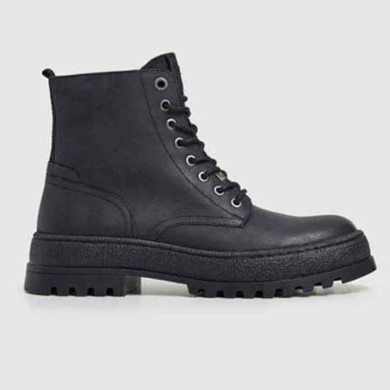 Pepe Jeans Lincoln stivali uomo neri classici
