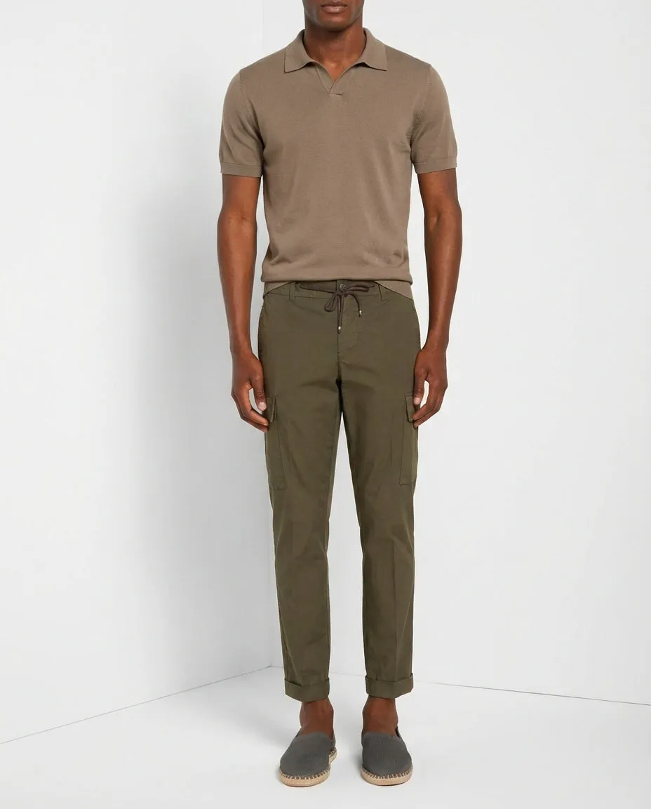 Mason's Chile Jogger Cargo Uomo Verde Scuro Extra Slim
