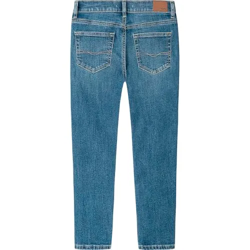Pepe Jeans Asher Jeans Taper Bambino 10 Anni Blu