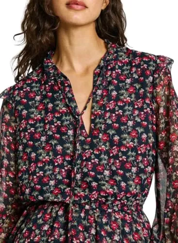 Pepe Jeans Olive Vestito Donna M con Volant