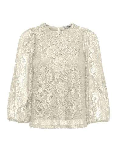 ONLY Onlavella top pizzo maniche a palloncino