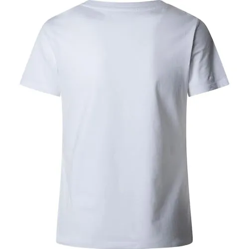 Pepe Jeans Rosalind T-Shirt Donna M fiori bianca