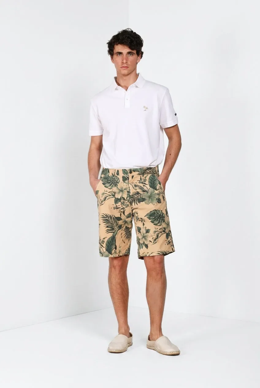 Mason's Denver M74 bermuda cargo uomo kaki cotone