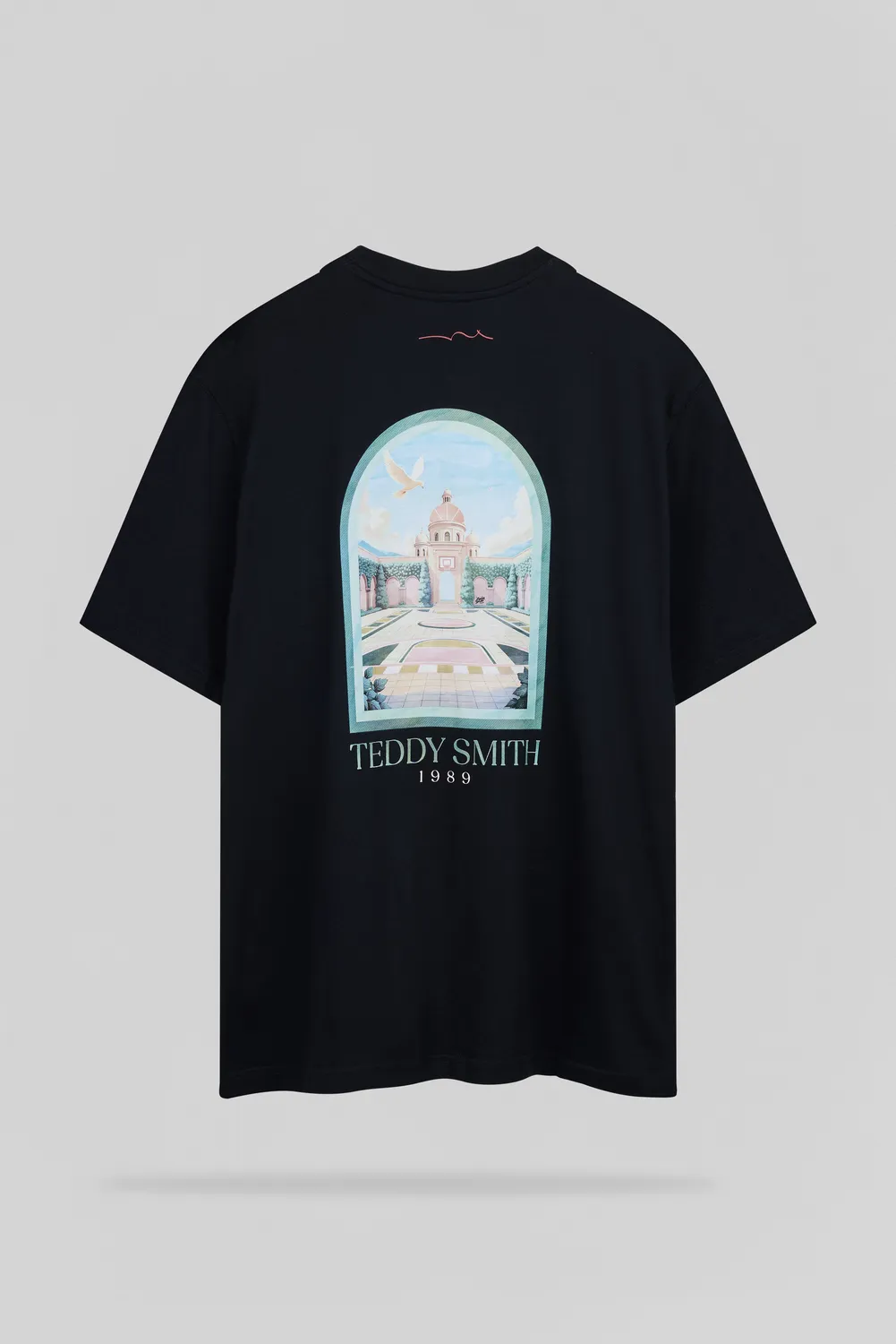 Teddy Smith T-Andrew MC t-shirt ampia dark navy cotone