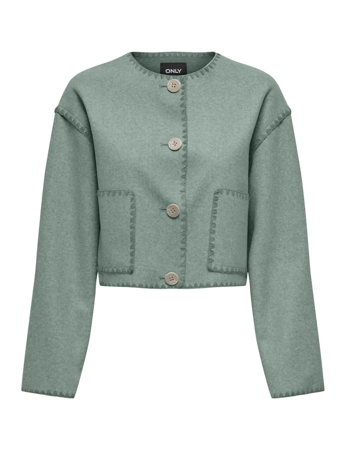 ONLY Onlelba Life Scallop Edge Jacket Otw giacca L smerlata