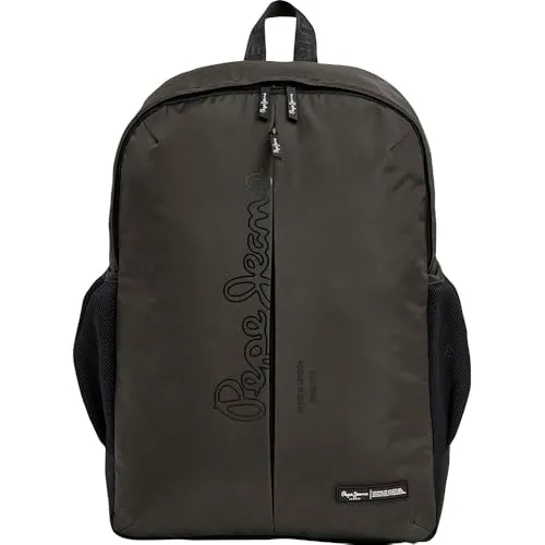 Pepe Jeans Devin Core zaino grigio scuro con porta laptop