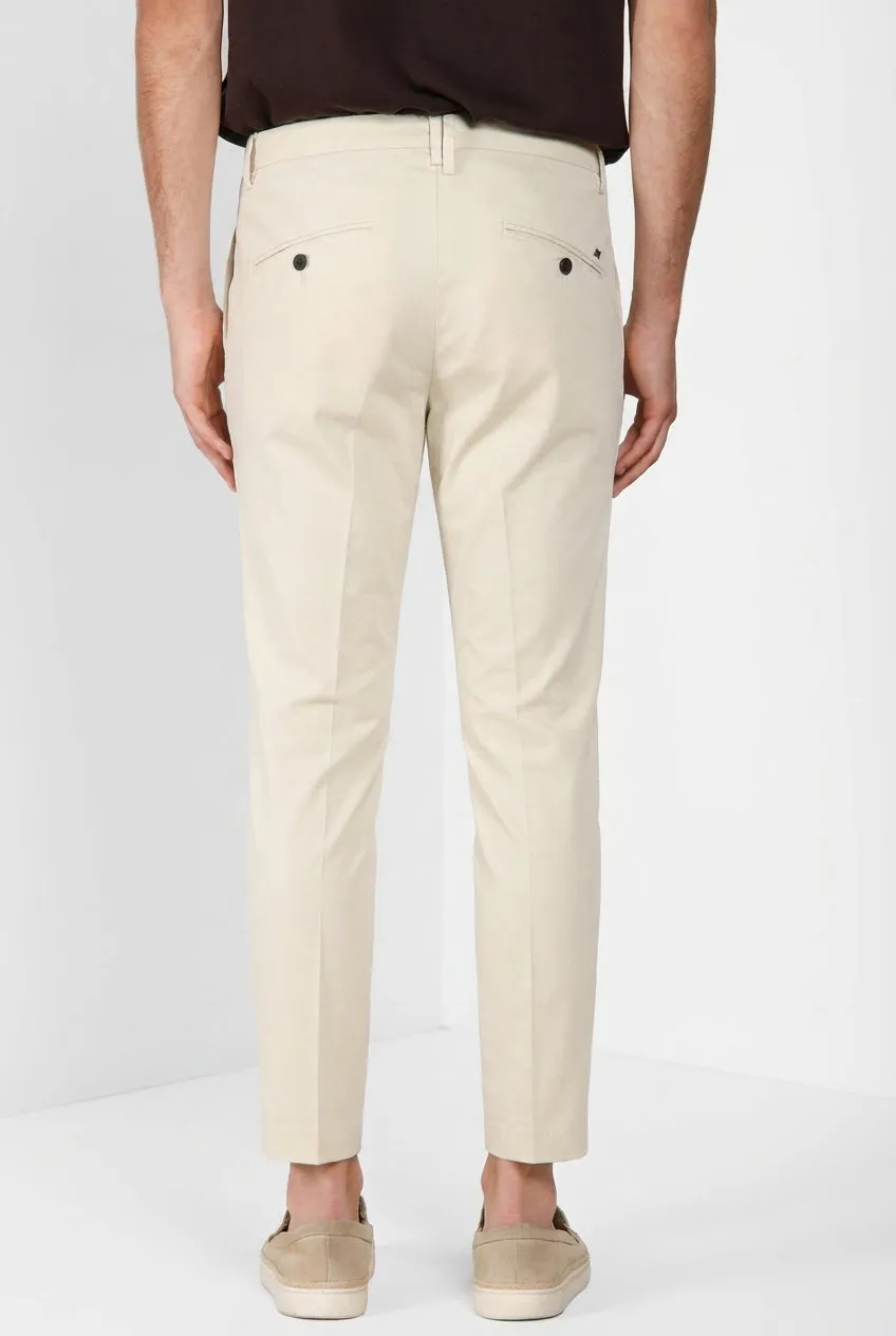 Mason's Osaka 1 Pince pantalone chino conchiglie carrot fit