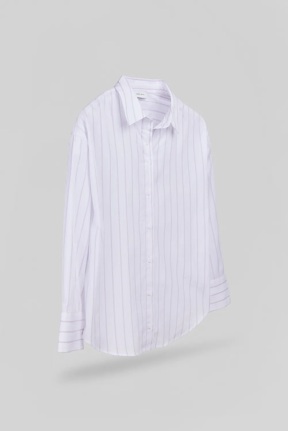 Teddy Smith C-Charlina camicia oversize righe bianche