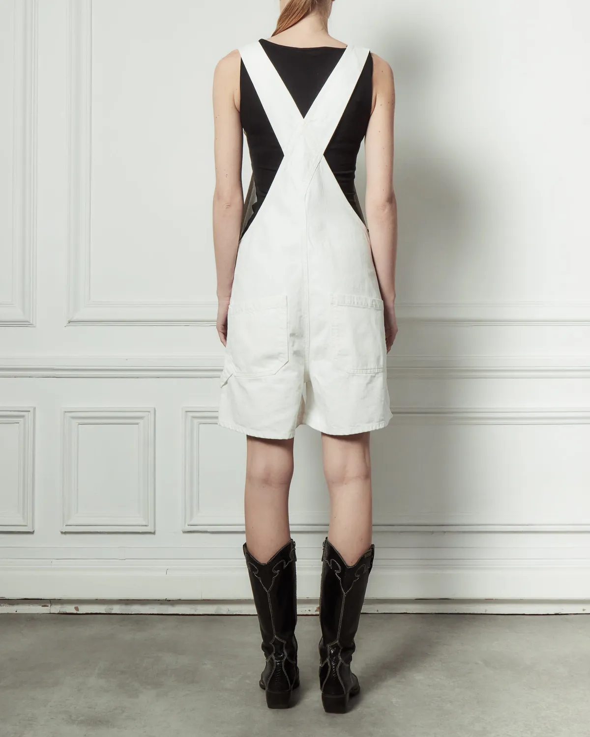 acquaverde Silver salopette corta off white