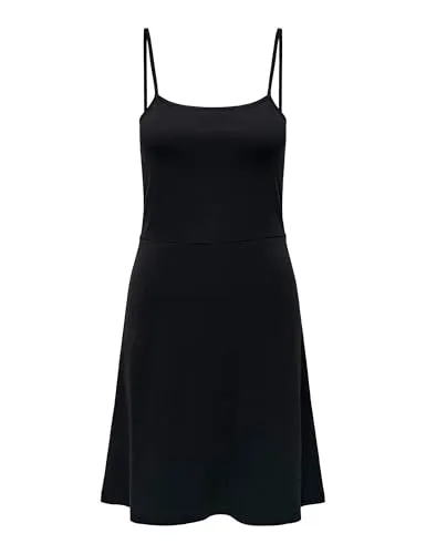ONLY Onlkira Abito Donna L scollo quadrato jersey
