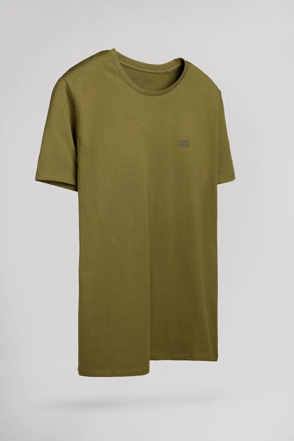 Teddy Smith The Tee 1 T-Shirt Uomo Oliva Cotone