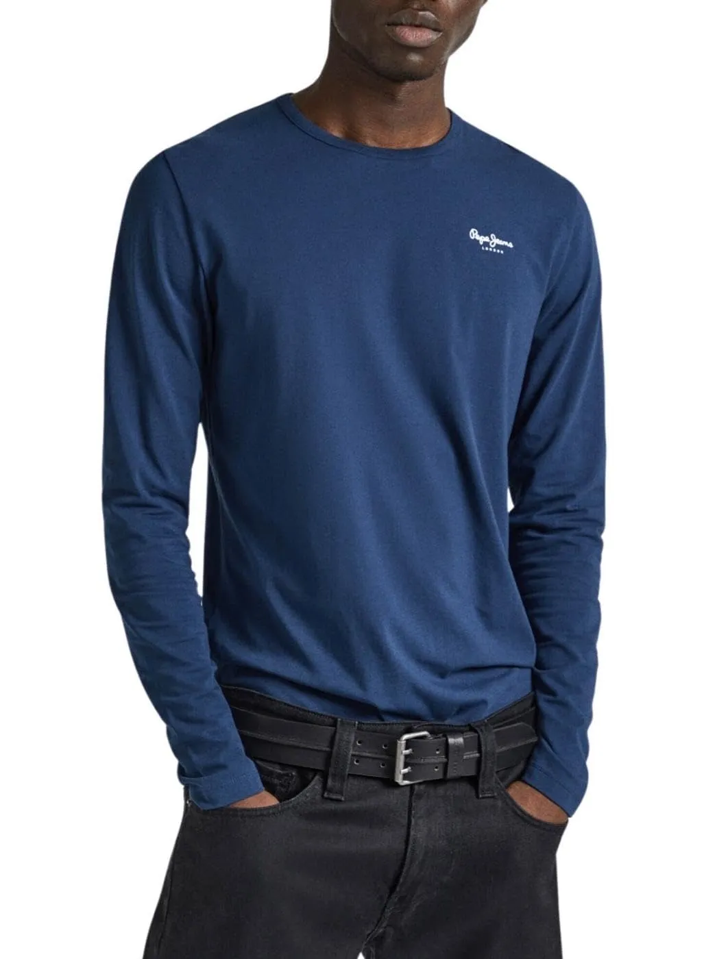 Pepe Jeans Original Basic maglia uomo slim maniche lunghe