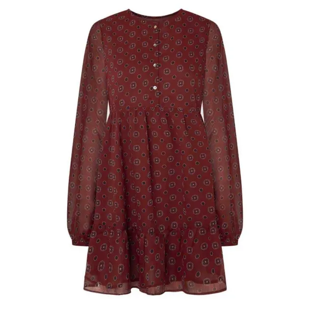 Pepe Jeans Plume mini abito donna M maniche lunghe