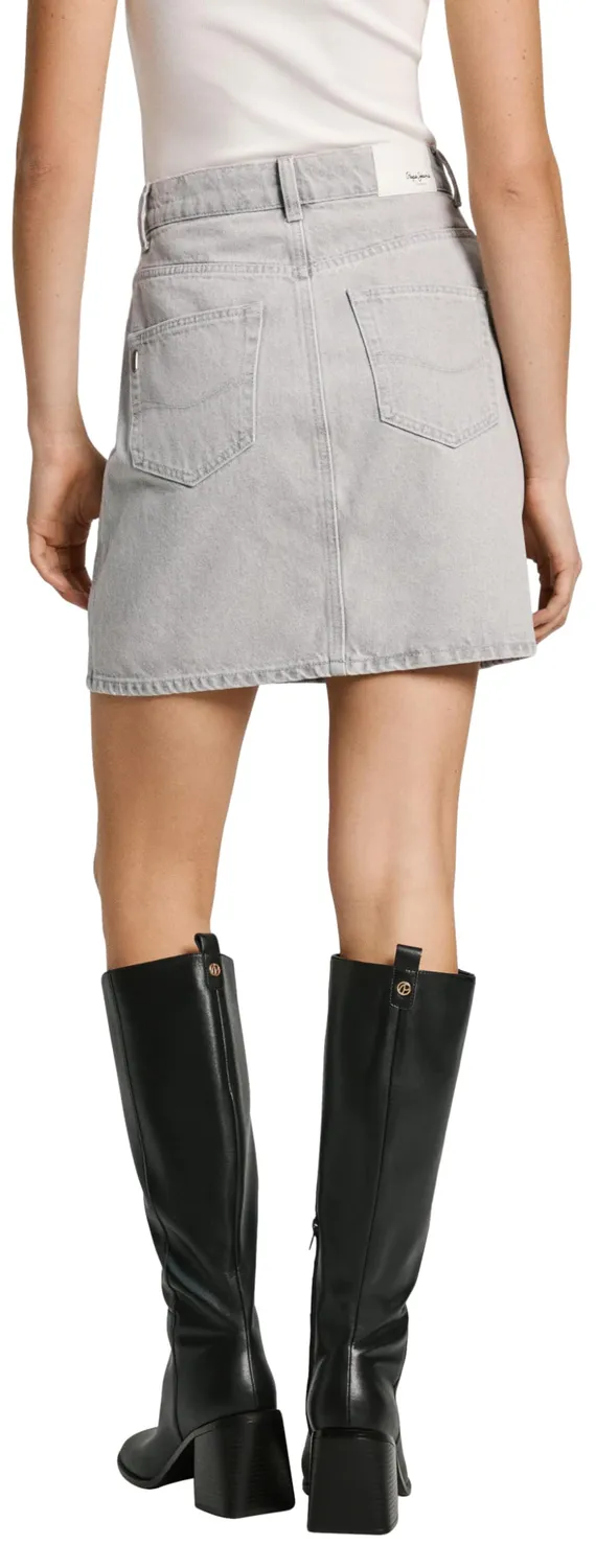 Pepe Jeans Cloud Minigonna Grigia Taglia M