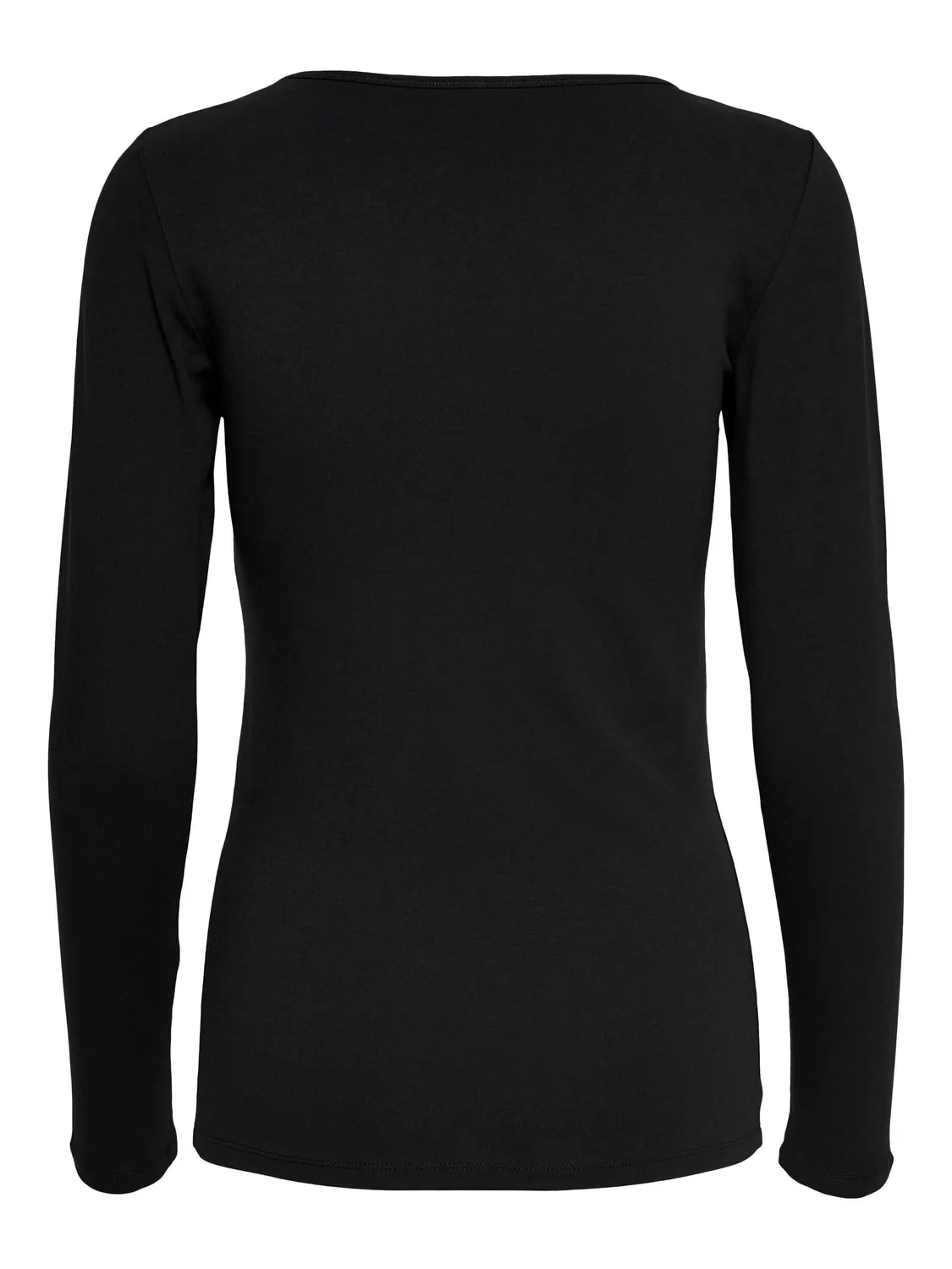 Only Onllive Love maglia donna maniche lunghe girocollo nero