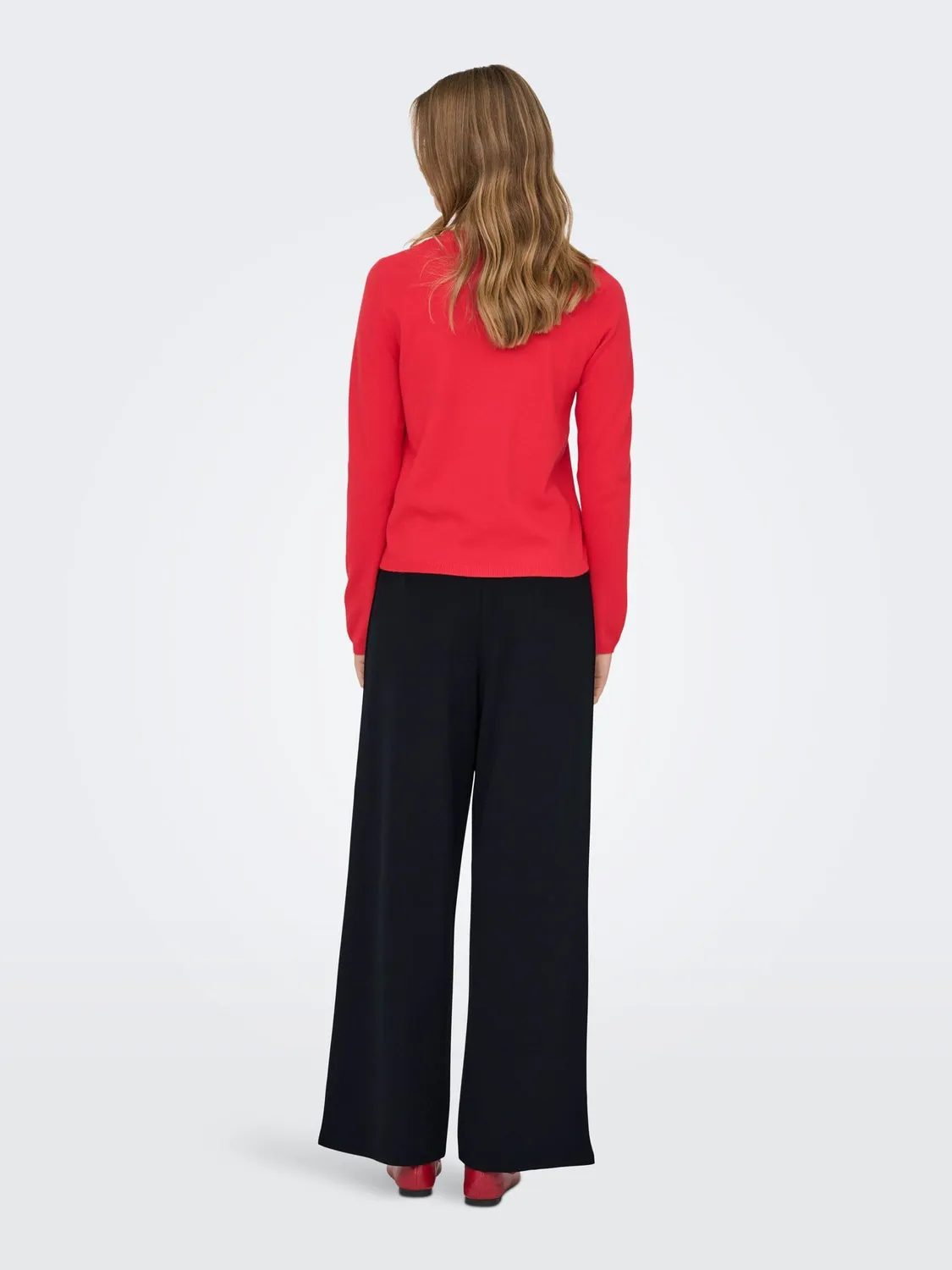 ONLY pantaloni a molla per feste donna neri vestibilità normale