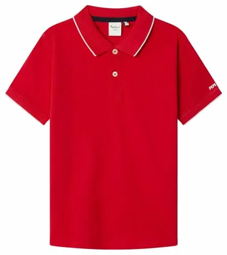 Pepe Jeans PB5400029 polo bimbo 10 anni navy piquet