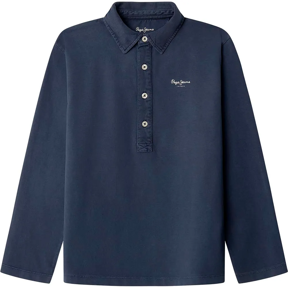 Pepe Jeans Samuel Polo Bambino Manica Lunga Viola