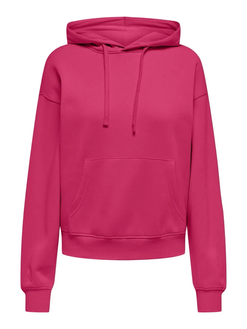 ONLY Onlbest felpa cappuccio donna rosso vivo