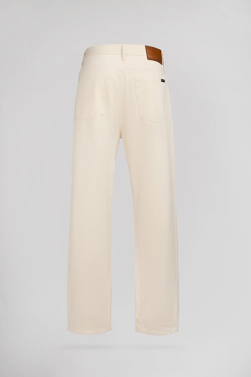 Teddy Smith Falcon Memphis jeans uomo ecru relaxed L32