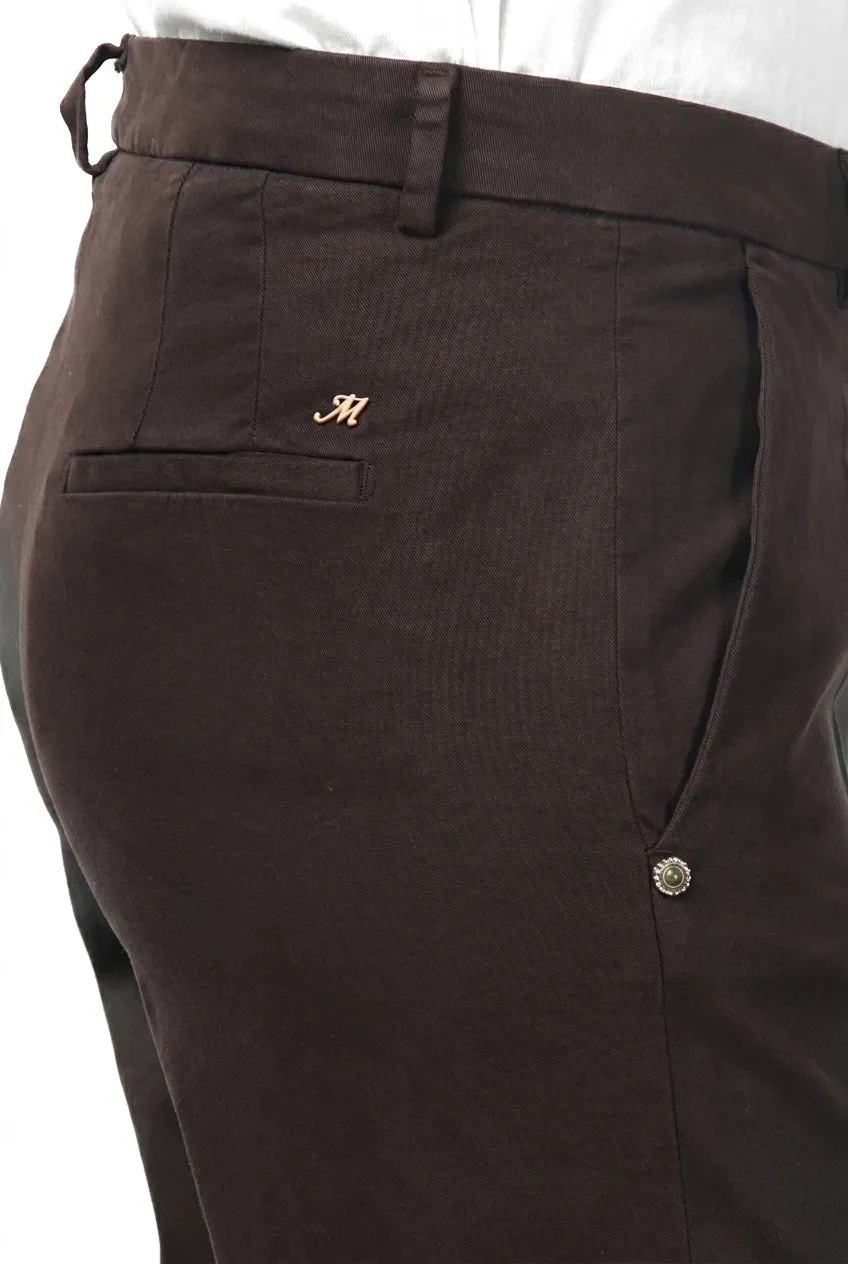 Mason's New York Carrot pantalone chino marrone raso