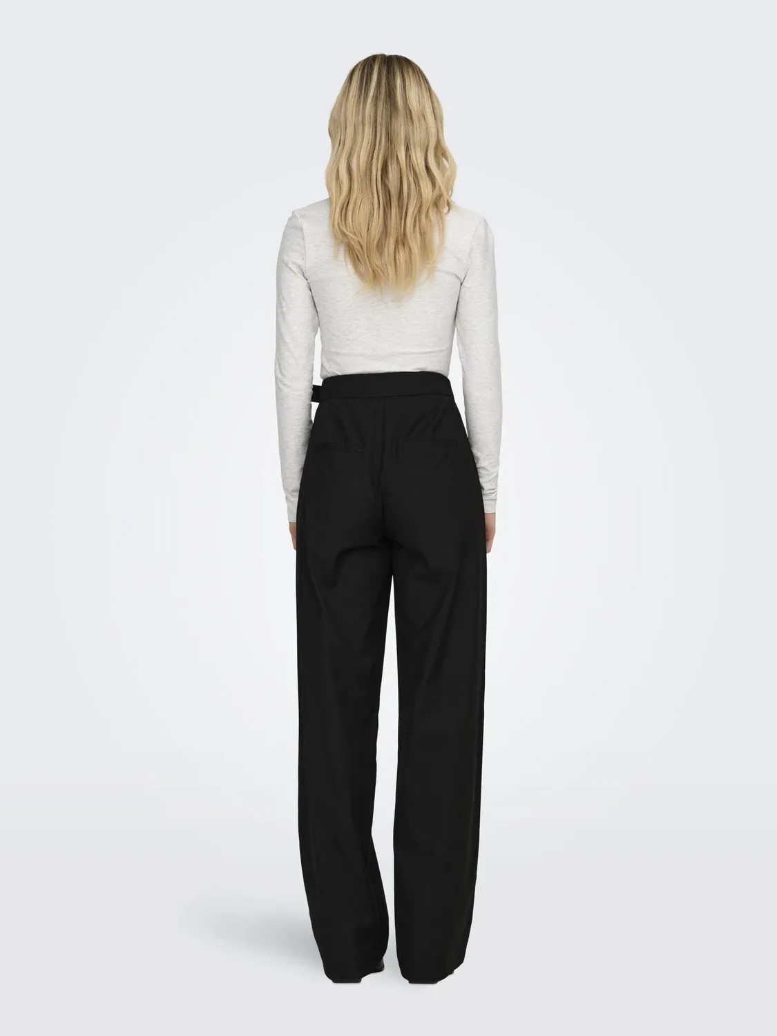 ONLY Onlfrankie HW pantaloni dritti con cintura M