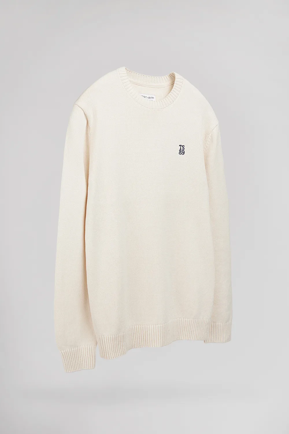 Teddy Smith P-Jimmy Naturel maglione beige cotone uomo