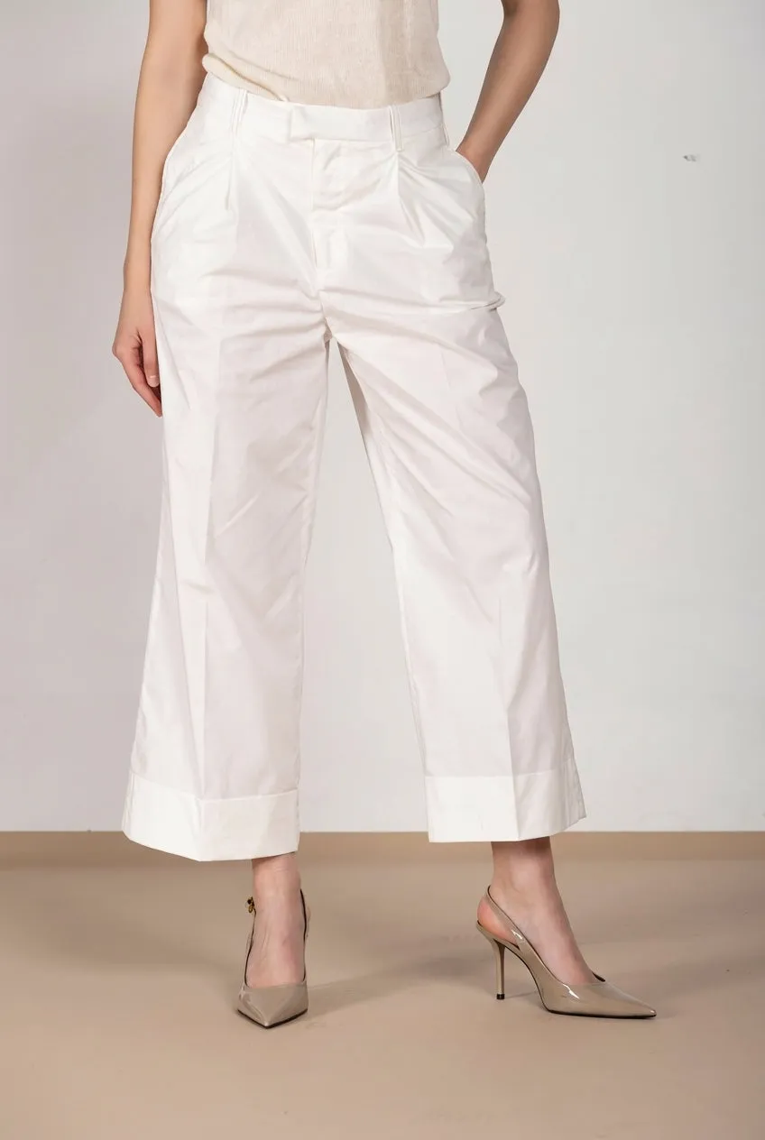Mason's New York Wide chino bianco latte cotone