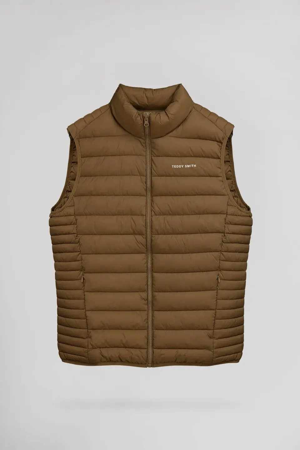 Teddy Smith B-Terry gilet uomo noisette trapuntato