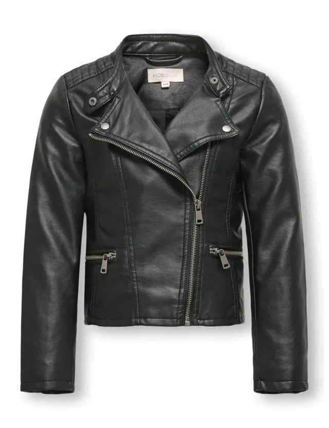 Only Kogfreya giubbotto ecopelle ragazza 140 biker