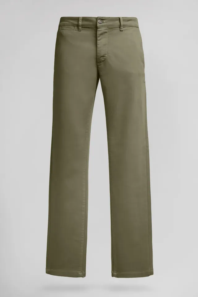 Teddy Smith Pallas Chino Sweat Dyed pantalone slim kaki
