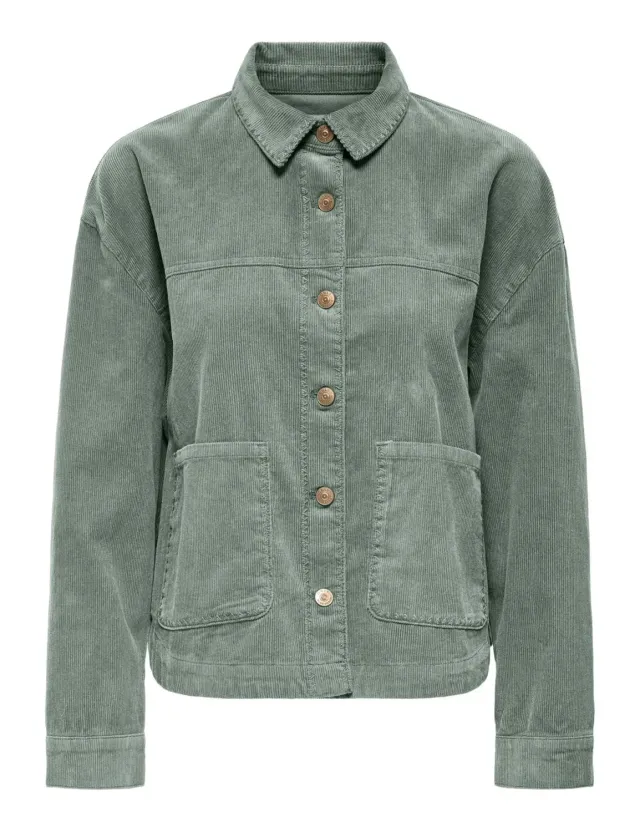 ONLY Onlmoxie L/S EMB Cord giacca donna Cocco Tostato velluto