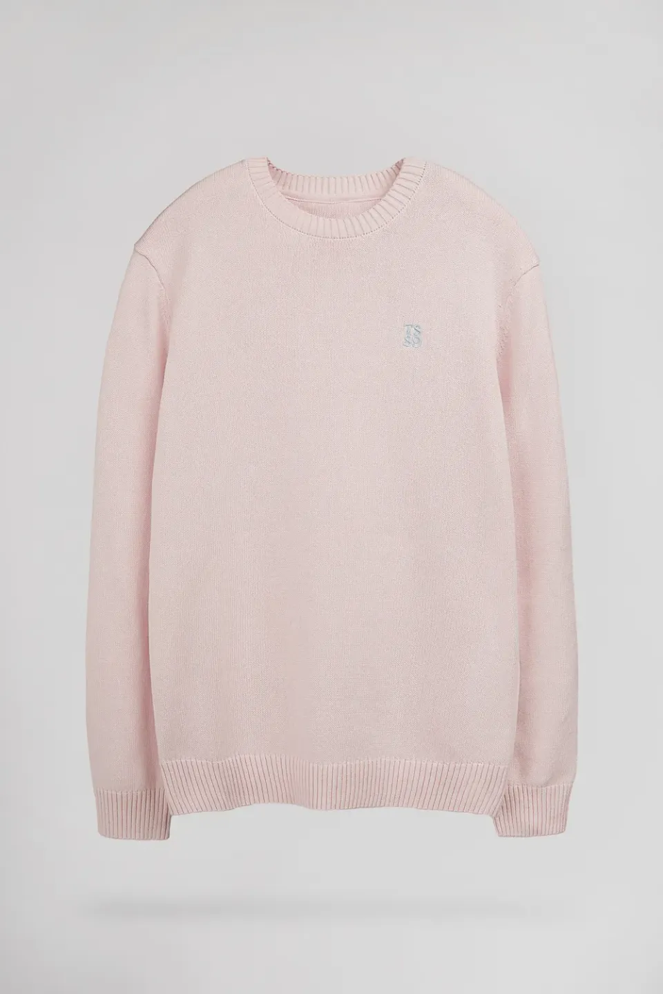 Teddy Smith P-Jimmy maglione girocollo rosa cotone