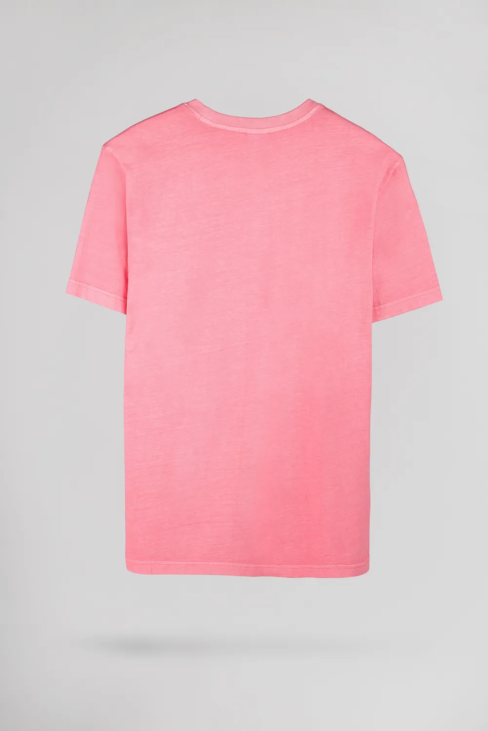 Teddy Smith T-Squad MC t-shirt uomo rosa vif delavé