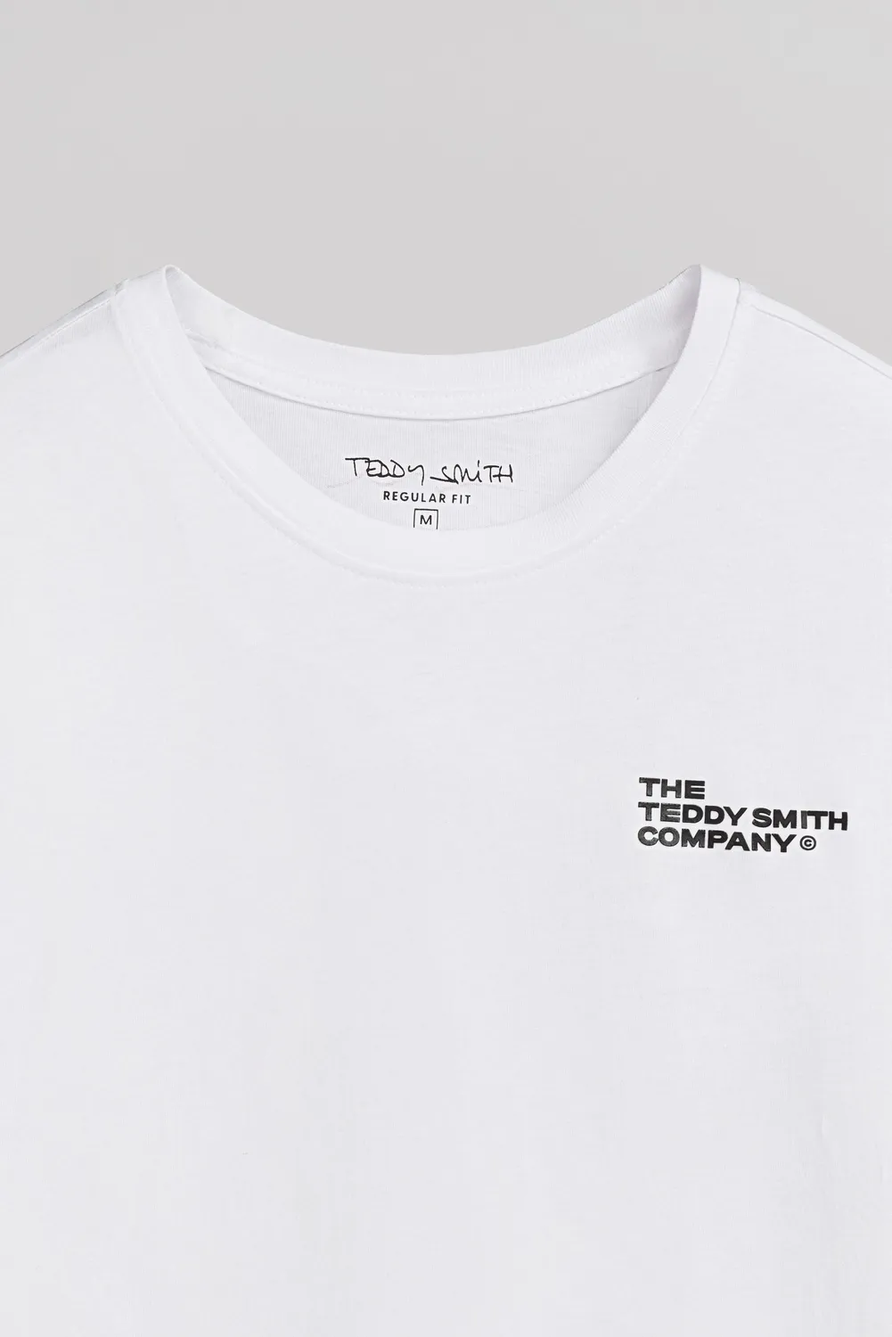 Teddy Smith T-Pany t-shirt uomo bianca in cotone