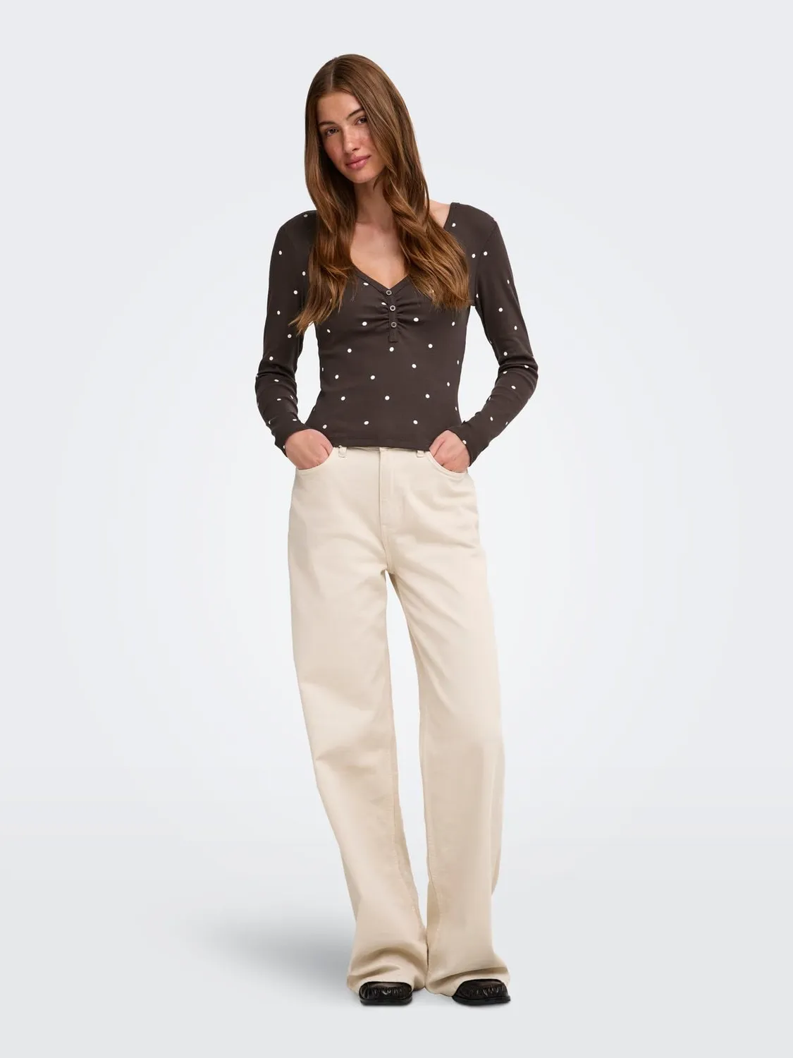 ONLY OnlFenja top donna Nero