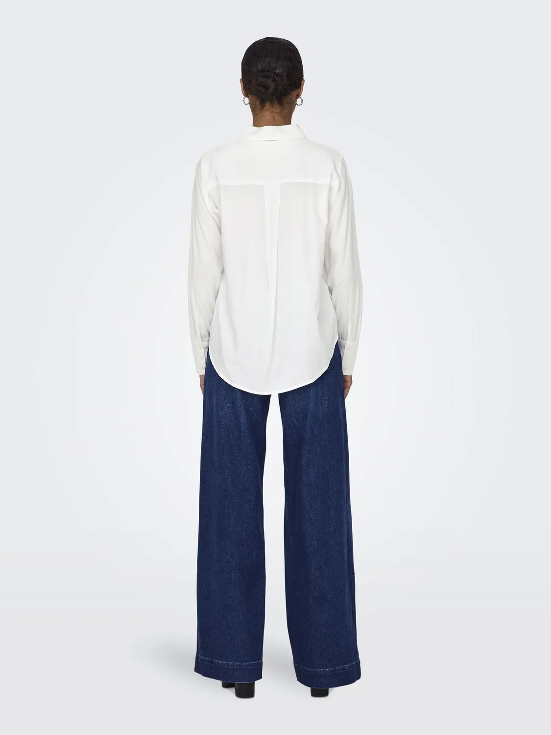 ONLY Onlberit Shirt camicia donna M nera righe