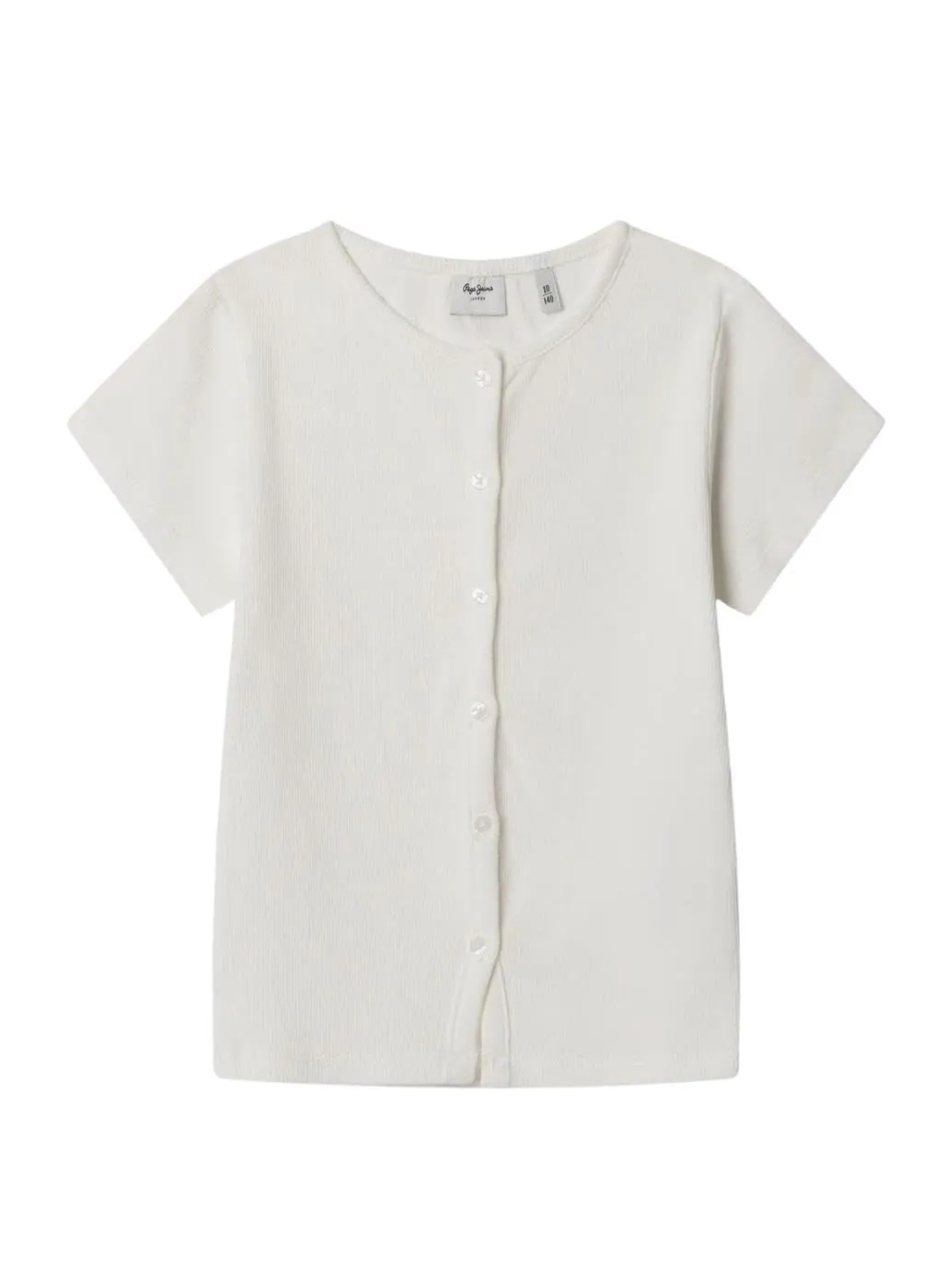 Pepe Jeans Angy T-Shirt Ragazza Costine Abbottonata