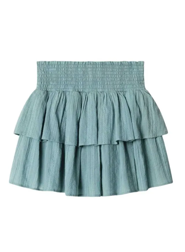 Pepe Jeans Hazel minigonna bambina blu onde 10 anni cotone