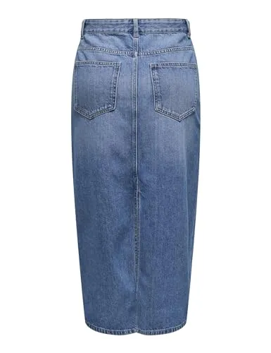 Only Onllumi gonna denim donna XL blu