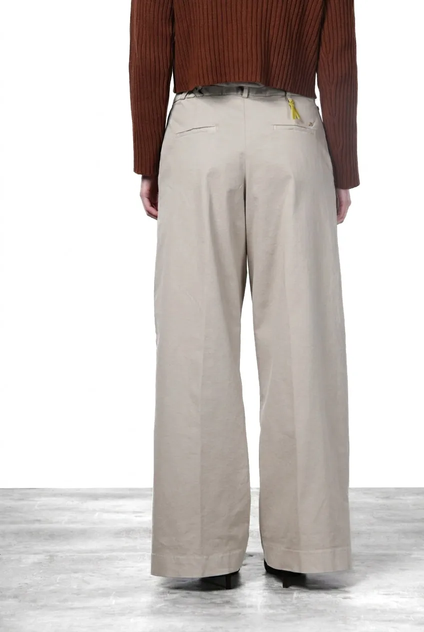 Mason's New York Wide chino donna ghiaccio wide leg
